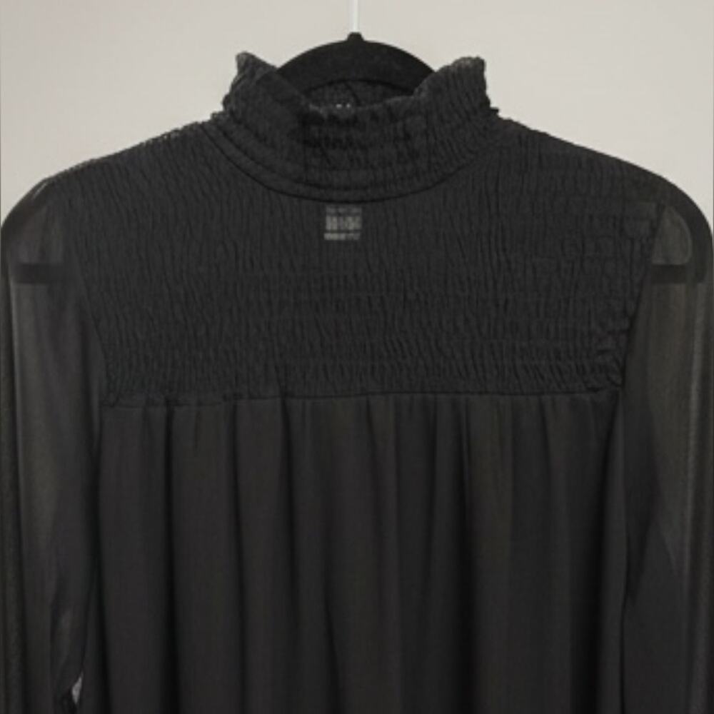 H&M Elegant Black Long Sleeve Dress - Picture 4 of 6